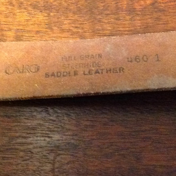 Off to the races leather belt - Picture 4 of 7